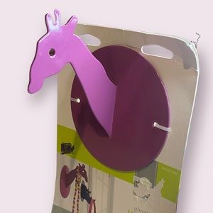 Giraffe Wall Hook with mounting hardware